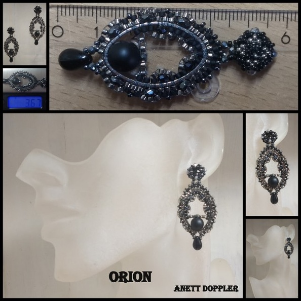 Orion made with Swarovski Element´s and Onyx